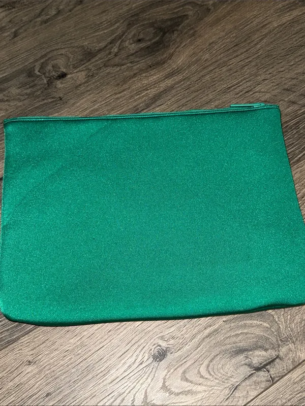 TRIANGL Emerald Green Zip Pouch - Image 2