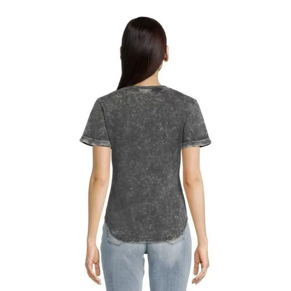 Junior Womens No Boundaries Wild Child Bleach Dyed Tee Shirt - Sz S - Image 2