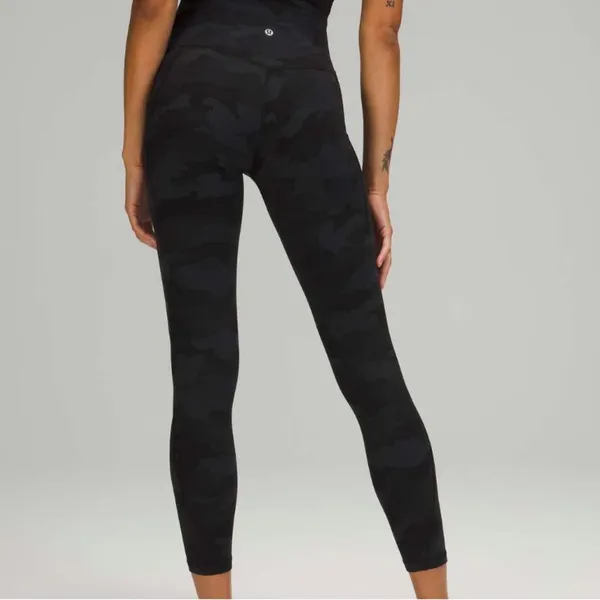 Lululemon Align High Rise Pant with Pockets 25"Heritage 365 Camo Deep Coal Multi - Image 2