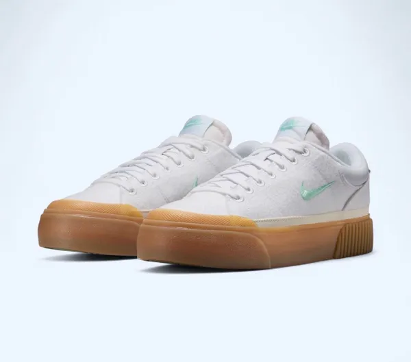 👟 Nike Court Legacy Lift Platform Sneakers ✨ (Women's US 10 / White & Mint 🍃 / FZ2606-102) - Image 5