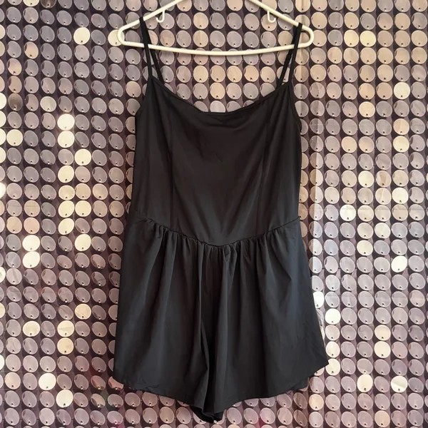 NWT‎ Women’s Black Summer Sleeveless Romper - XL - Image 5