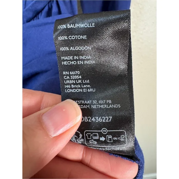 Daily Practice Blue Taylor Mini Dress Womens S Sporty Athletic Casual Workout - Image 8