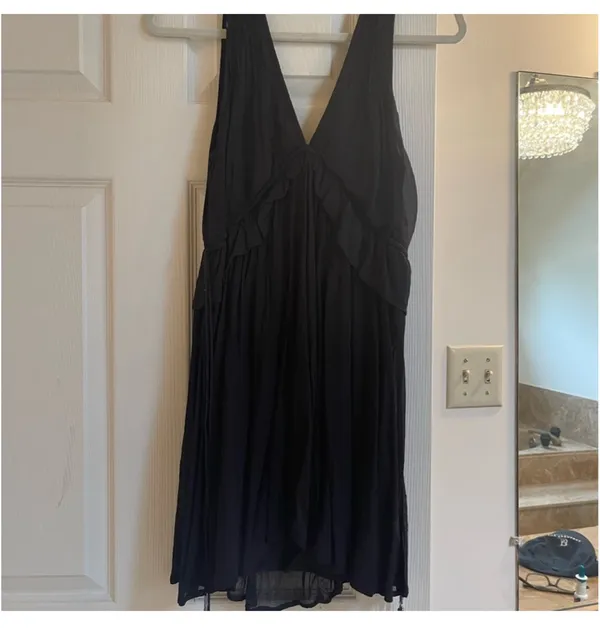 Free People Mini Dress Black - Image 3