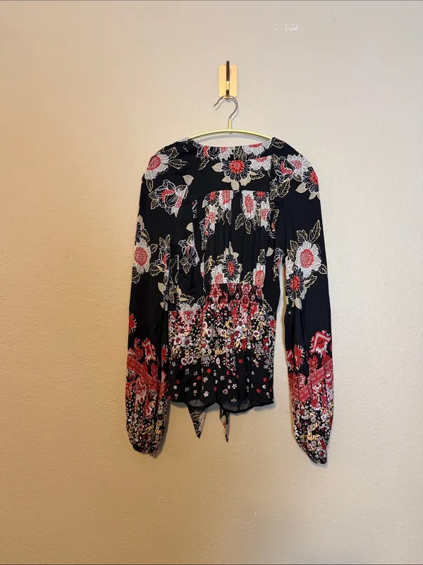 Free People Run Free Printed Tunic‎ Night Combo Size Medium - Image 8