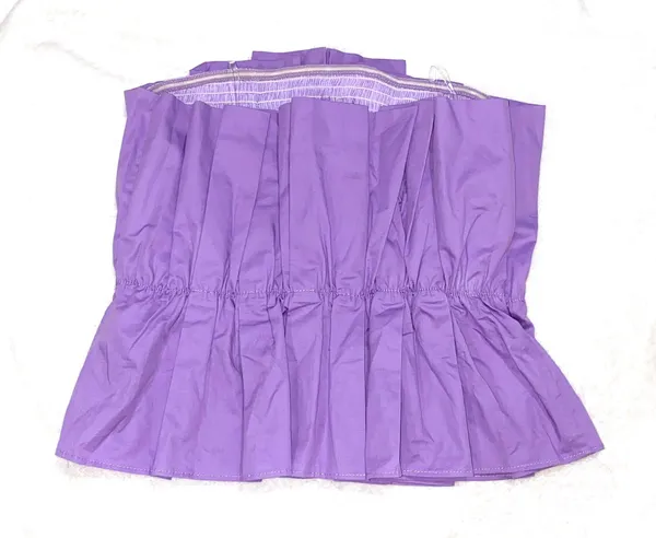 Do+ Be Ruffle Purple Top Large  - Image 3