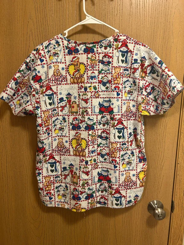Christmas scrub shirt Multiple Size M - Image 2