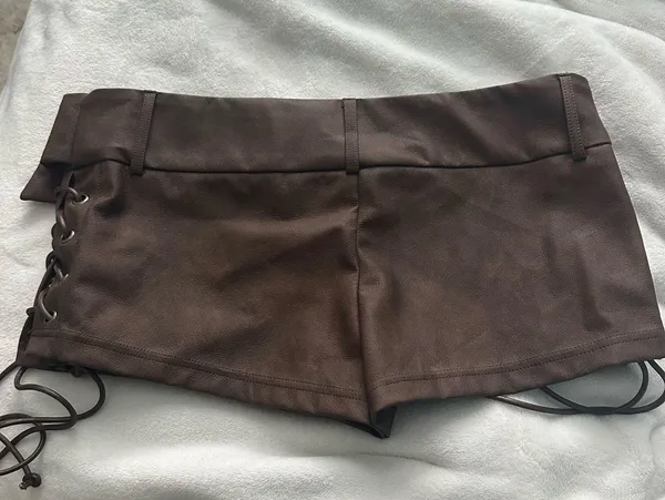 Micro shorts Brown Size L - Image 4