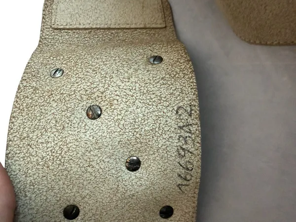 Beige Floral Stud Wide Belt Unique Y2k Retro Vintage 40" Long Women's - Image 11