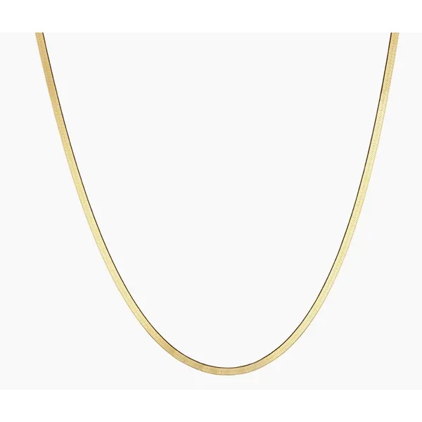 NEW Unisex 2mm‎ Gold Filled Layering Herringbone Chain Necklace 18-20” - Image 16