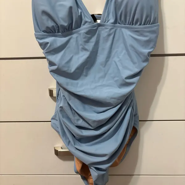 J Crew Blue One Piece Bathing Suit - Image 5