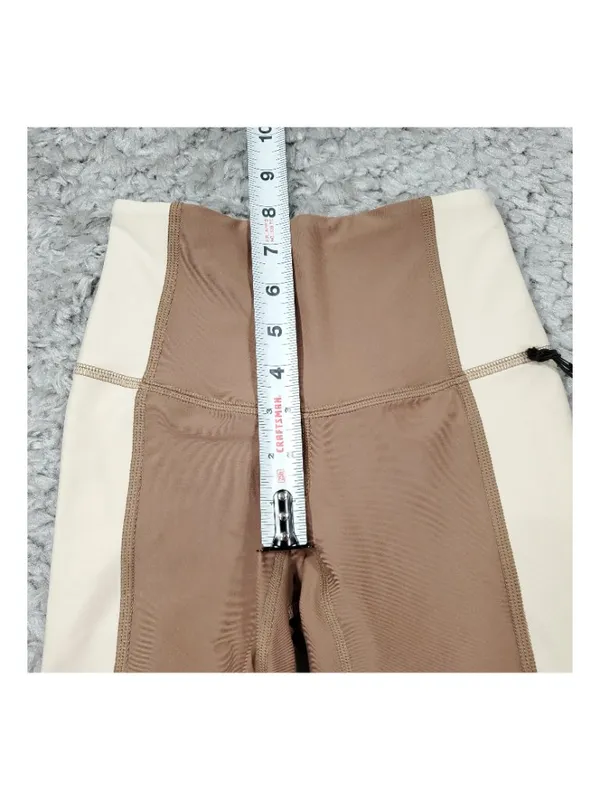 Abercrombie Short ypb sculptlux leggings 7/8 length Colorblock Size XXS Short - Image 8