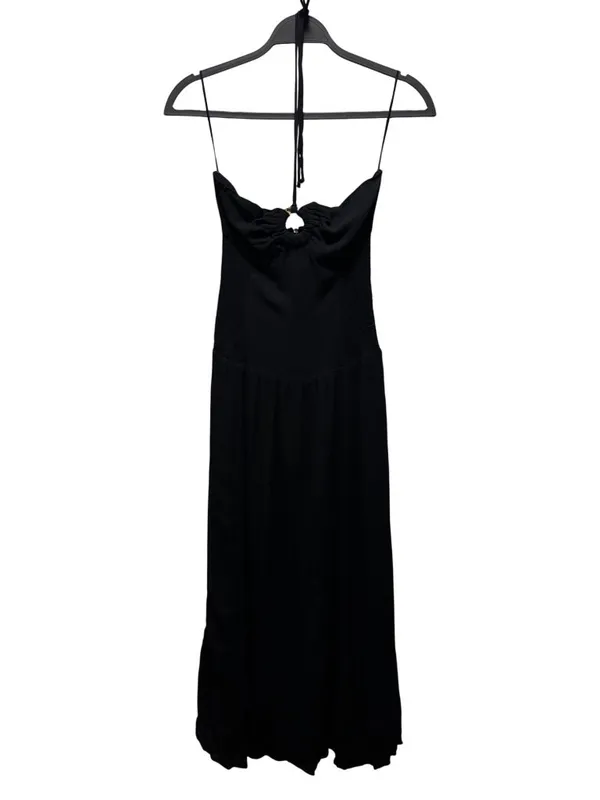 Reformation Eleni Dress Size 0 Black - Image 4
