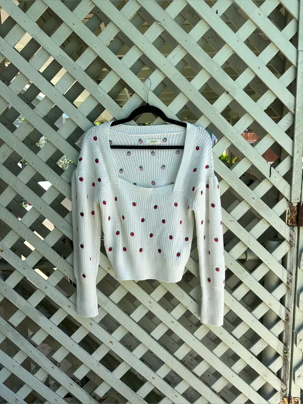 Anthropologie Maeve Embroidered Sweater Top - Image 6