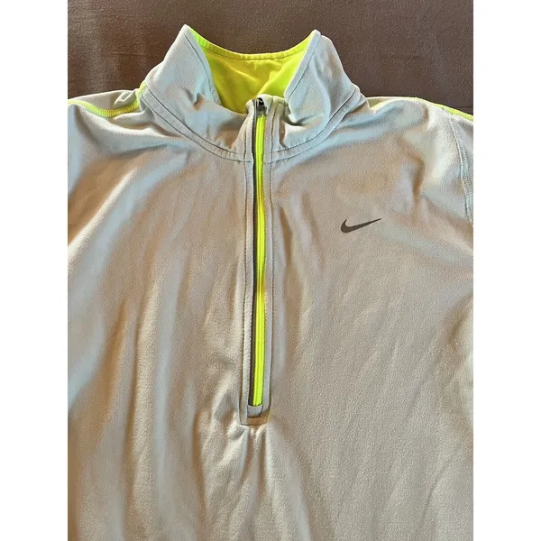 NIKE Pullover Womens Medium Light Blue Green Running Dri Fit Athletic 1/2 Zip - Image 6