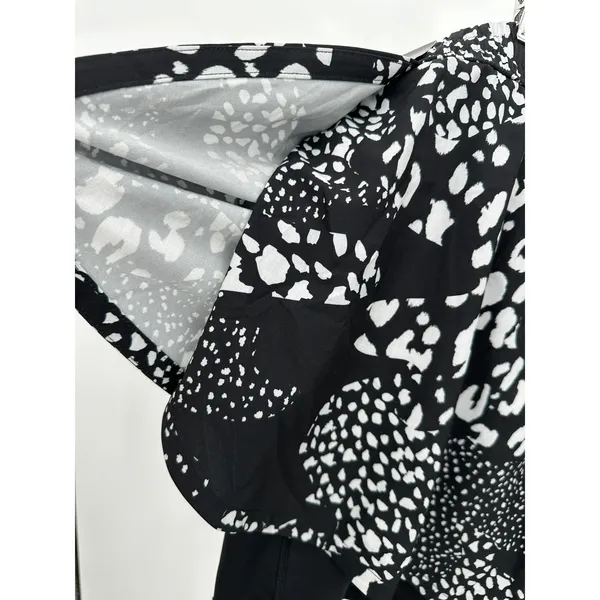DSG Womens 2X Black White Mixed‎ Camo 2-in-1 Running Shorts Compression DAW11193 - Image 7