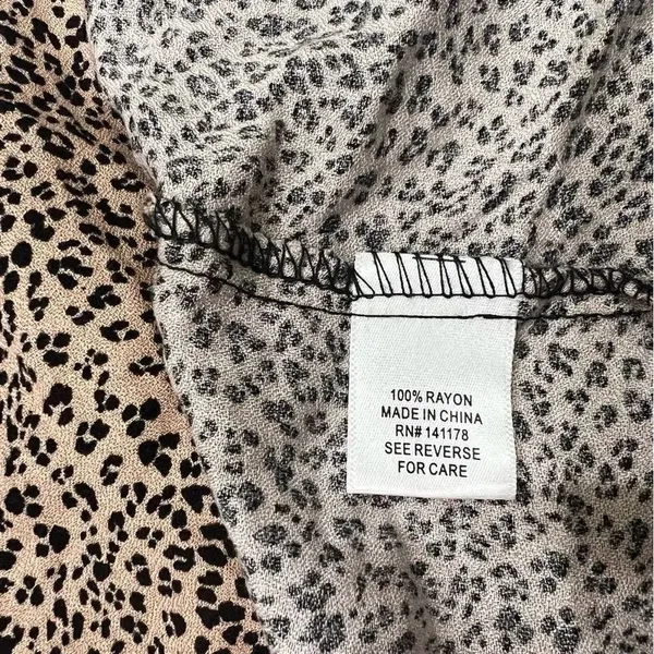Kirious Los Angeles Leopard Wrap Skirt Women’s Small - Image 3