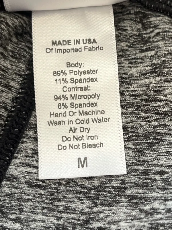 Bombshell sportswear OG sock leggings black grey medium - Image 8