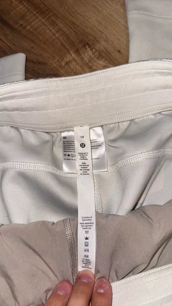 Lululemon Cream Soft Stream Pants - Image 2