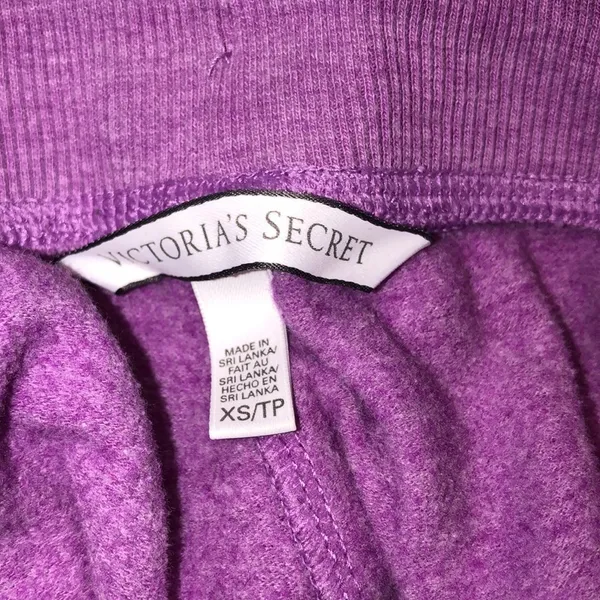 Victorias Secret purple crop joggers size xsmall - Image 6