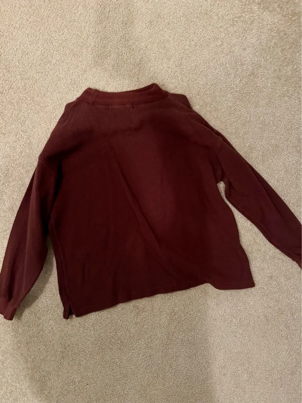 Vintage 100% Cotton Knot Sweater - Image 3