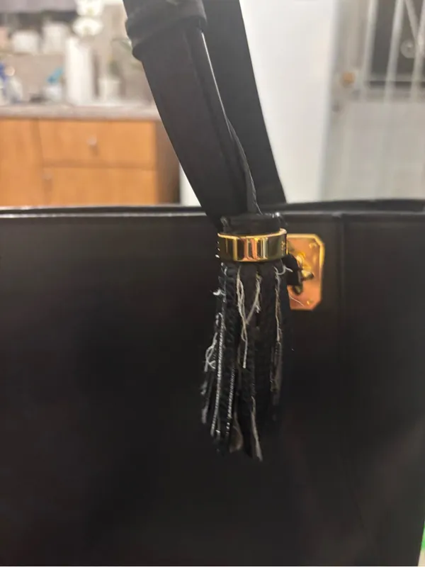 Lauren Ralph Lauren leather black tote - Image 3