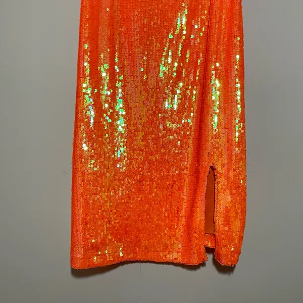 Motel Rocks Lucky Sequin Square-Neck Mini Dress - Image 4