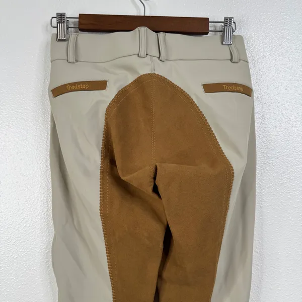 Tredstep Solo Equestrian‎ Breeches Size 26 Tan - Image 4
