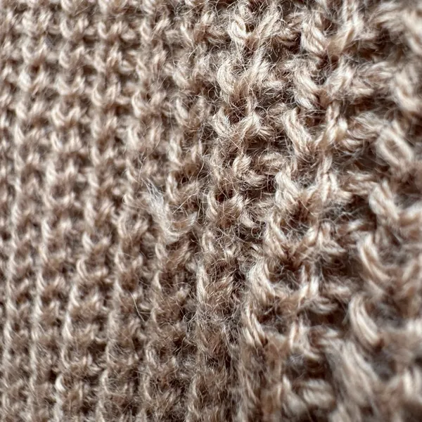 Aster Mix Match Knit Cardigan Tan Size M - Image 8