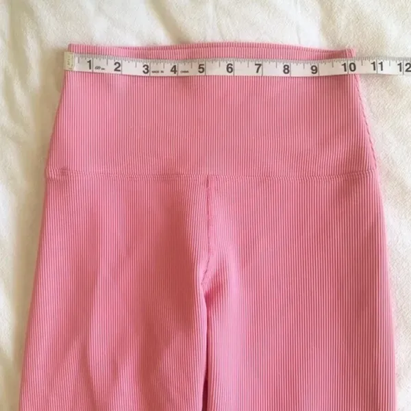 LoveShackFancy X Beach Riot Ayla Ribbed High Rise Legging in Carnation Size XS - Image 6
