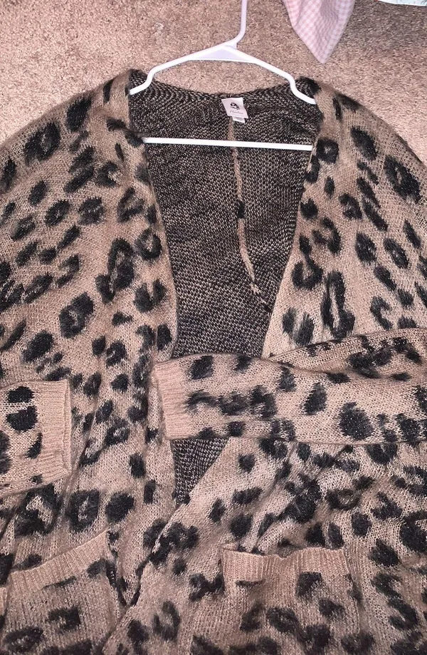 cheetah cardigan - Image 2