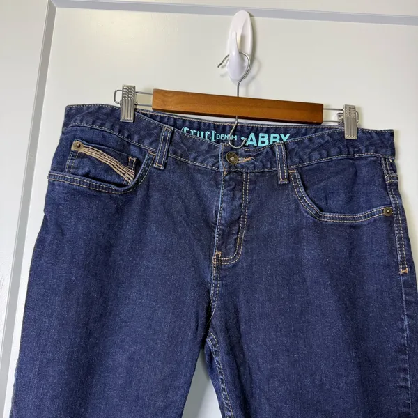 Cruel Denim Abby Dark Wash Skinny High Waist Jean Embroidered Pocket Western‎ 31 - Image 3