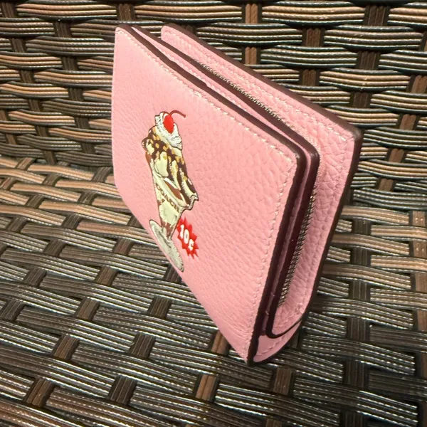 coach Snap Wallet With Sundae Graphic cu385 - Image 3