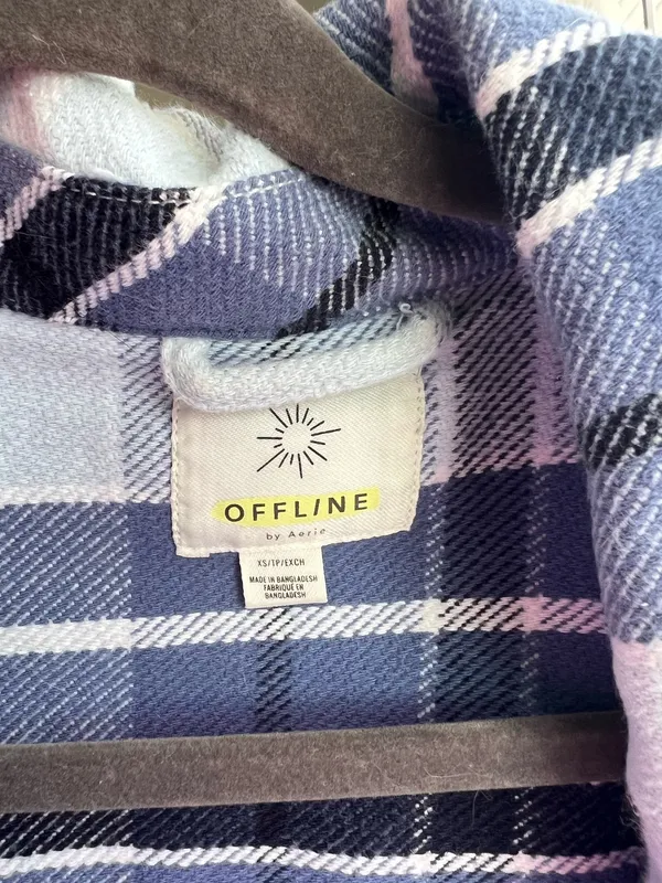 Aerie Thick Flannel Blue - Image 2