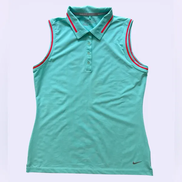 NIKE Golf Tour Performance Sleeveless Polo Top - Image 5