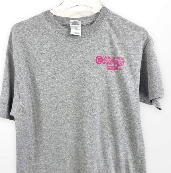 GILDAN Gray Walk For Awareness Short Sleeve T-shirt - Image 6