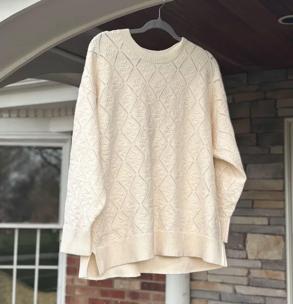NWT Cyrus Cream Sweater!  XL - Image 2