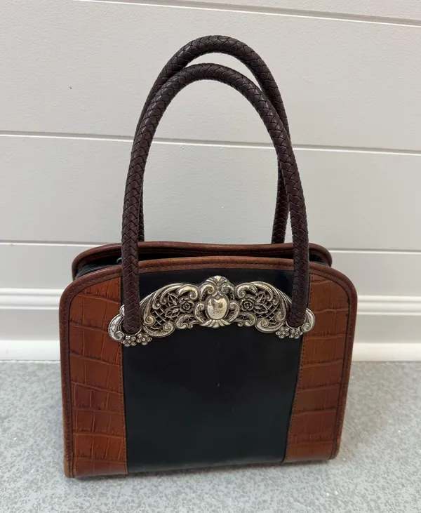 Vintage Purse Leather - Image 2