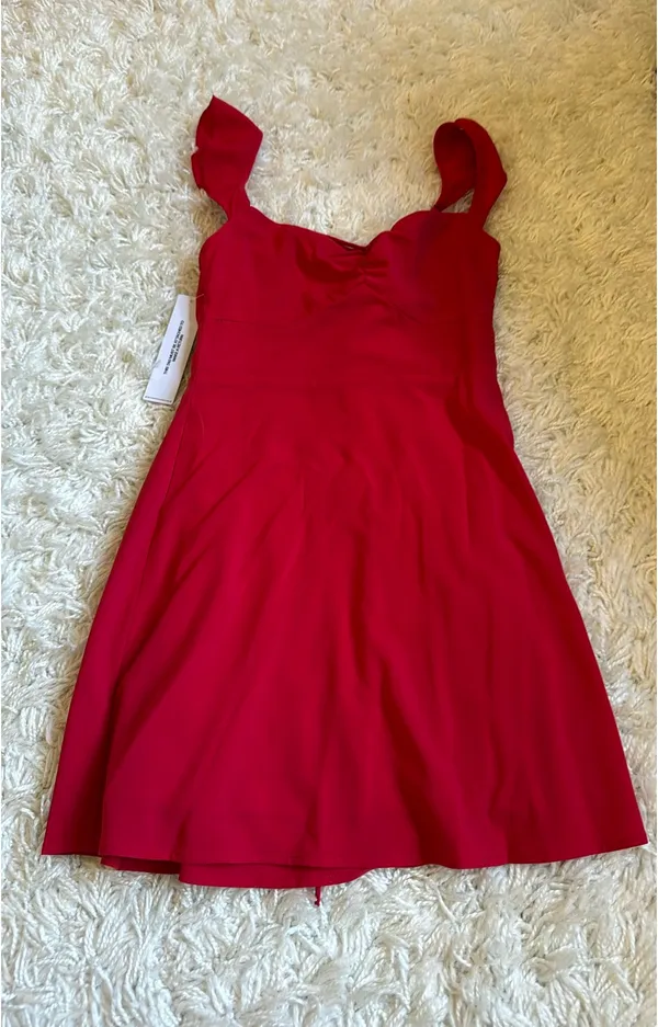 Princess Polly Dress Landon Mini Red Size 0 - Image 2