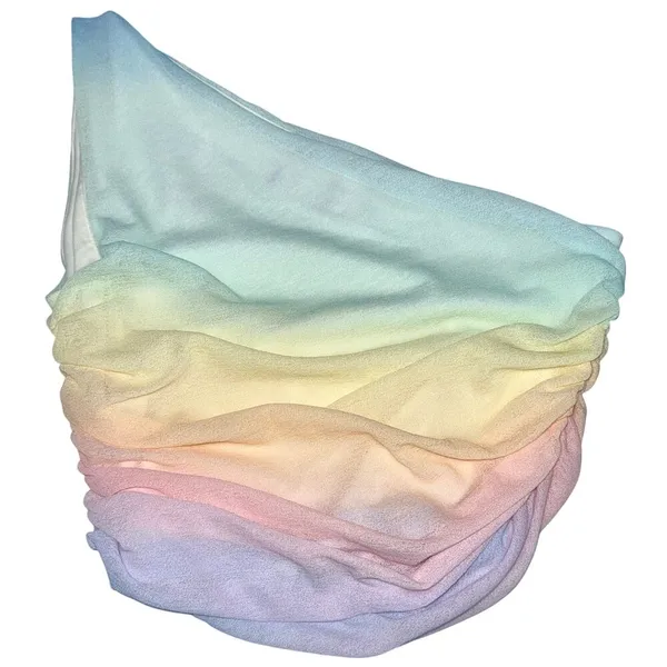 Abercrombie & Fitch Trevor Project Blue Ruched Mesh One Shoulder Crop Top Size S - Image 3