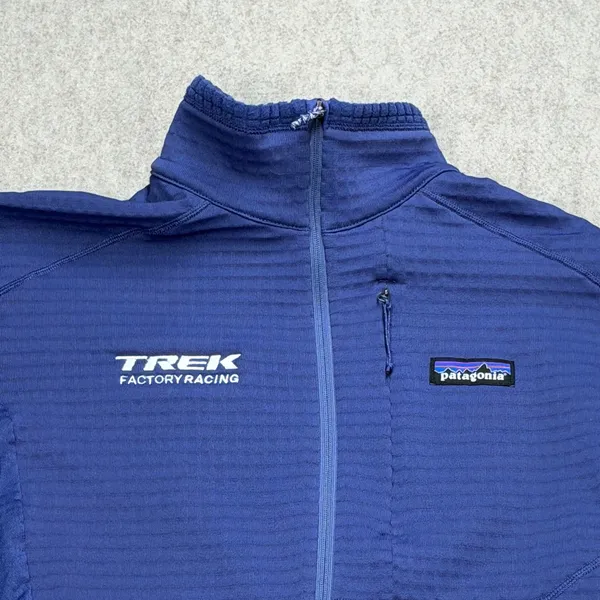 Patagonia R1 Pullover Women Medium Solstice Purple Trek Factory Racing Cycling - Image 8
