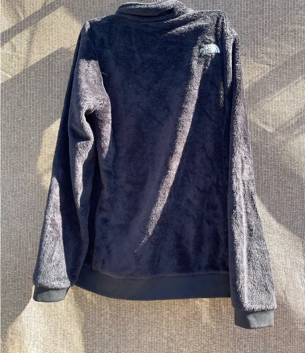 The North Face Full Zip Sherpa Fleece Jacket Women's Size Large Black - Image 17