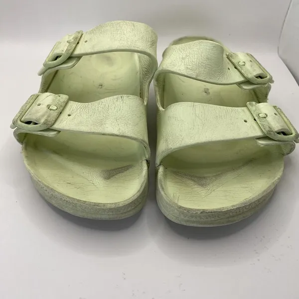 Birkenstock Sandals Arizona‎ Green/Yellow EVA EU 37 US W6 M4 - Image 2