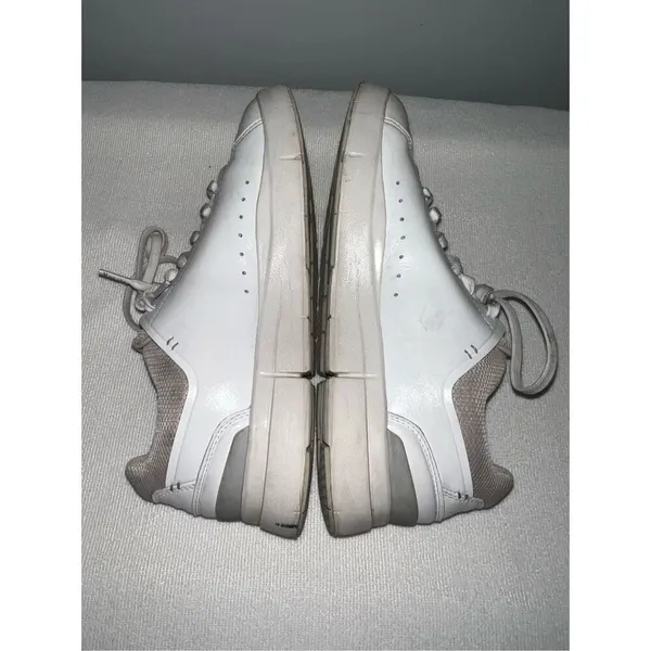 On Cloud The Roger Advantage Womens Size 8.5 White Leather Sneakers - Image 6
