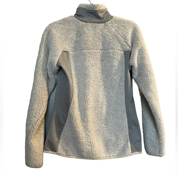 Columbia Teddy Fleece Zipper Jacket gray size S‎ - Image 2