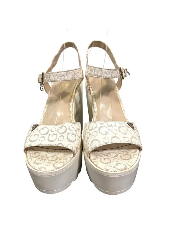Vintage Guess 90s Y2k Chunky Platform Heels Size 10 - Image 7