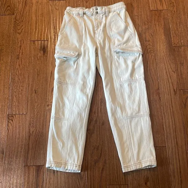 PacSun elastic waist utility cargo jeans size M - Image 2