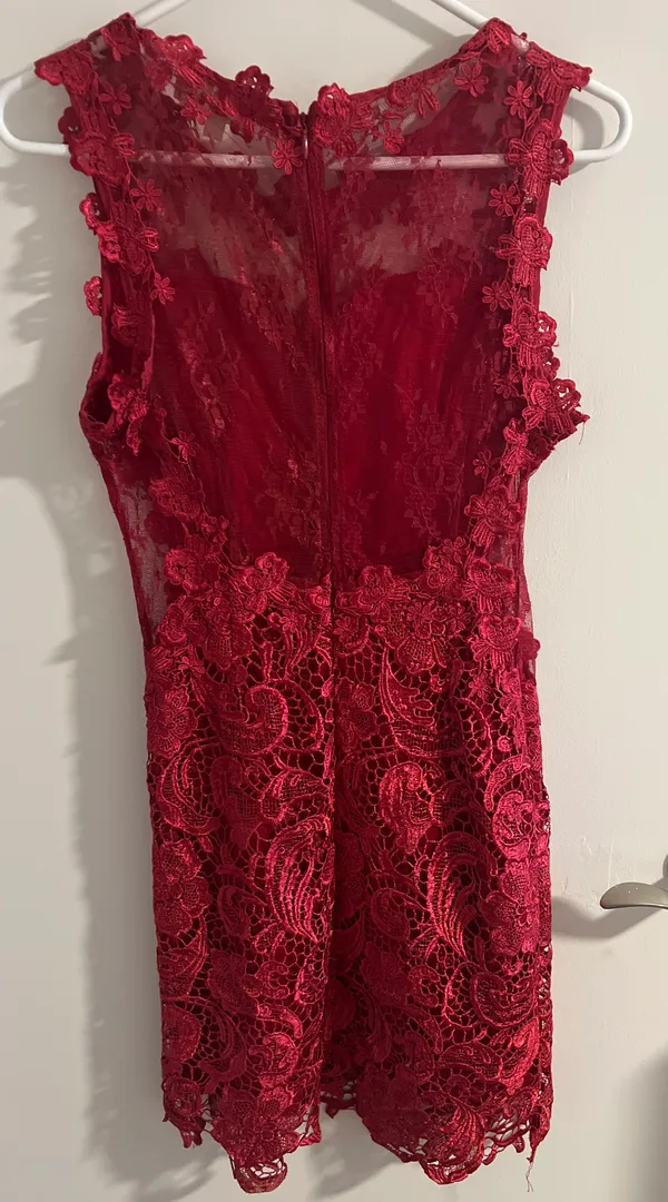 Floral Lace Dress - Image 3
