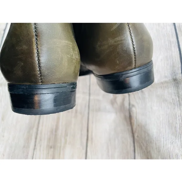 Clarks Ankle Boots Size 11M Artisan Women Brown Leather Side Zip - Image 10