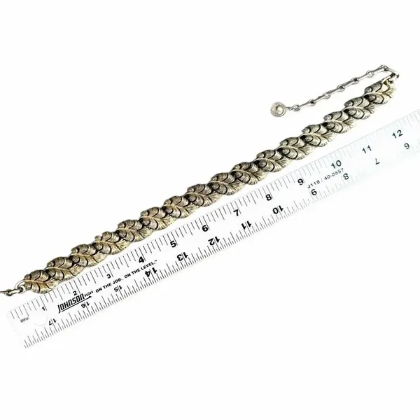 Lisner Vintage Feather Leaf Collar Necklace Statement - Image 7