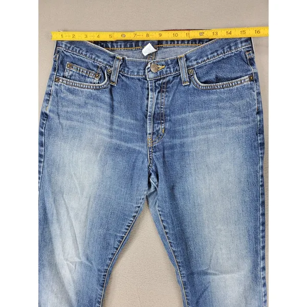 Vintage Abercrombie & Fitch Jeans Size 6S Flare Low‎ Rise Bootcut USA 90s Y2K - Image 9